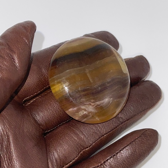 Fluorite Palm Stone 💛HP!💛 - Picture 10 of 14